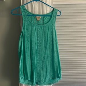 Lucky Brand teal tank top